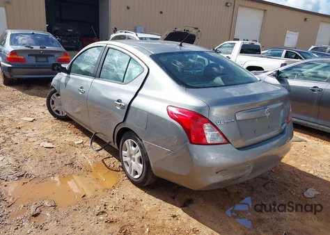 2012 Nissan Versa 1.6 Sv z USA, uszkodzony, nr VIN 3N1CN7AP1CL811531